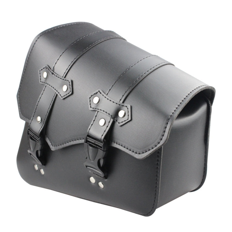 Motorcycle Side Box Package Fast Demolition Triangle Side Bag Leather Cycling Bag
