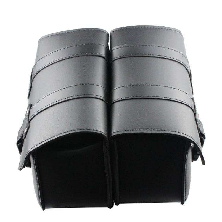 Motorcycle Side Box Package Fast Demolition Triangle Side Bag Leather Cycling Bag