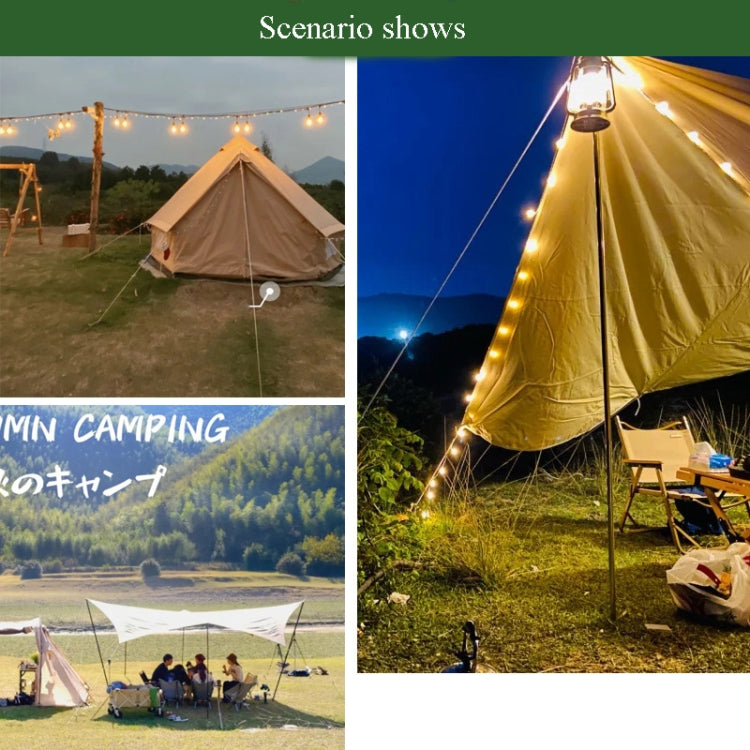 Outdoor Camping Tent Canopy Wind Rope Luminous Multi-Function Wind Rope Buckle Tent Fixed Rope