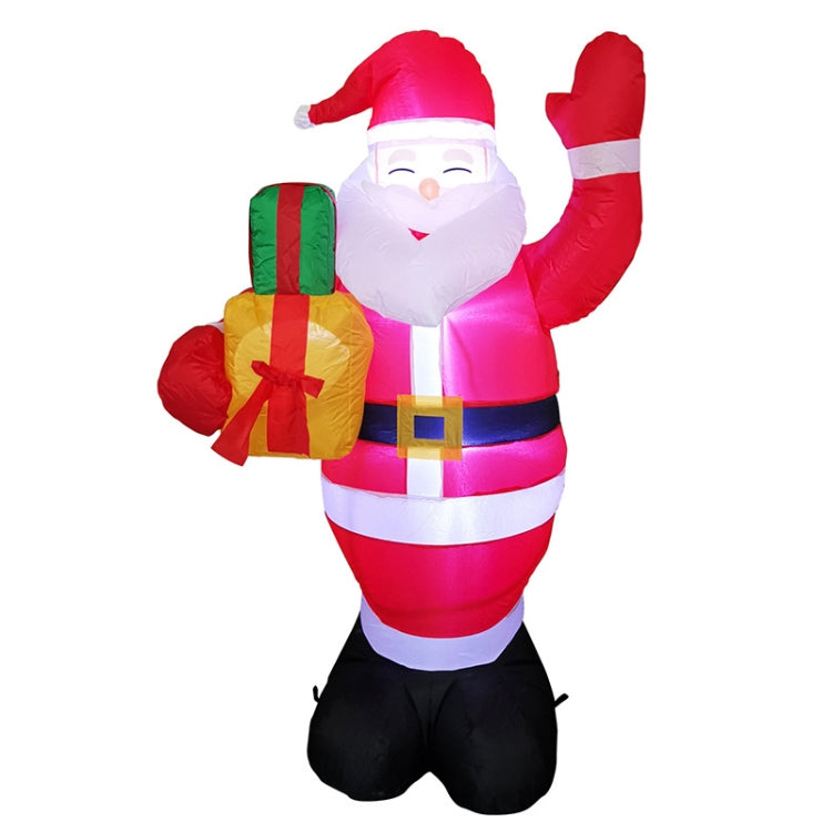 Santa Claus Christmas Tree Snowman Inflatable LED Luminous Christmas Ornaments,