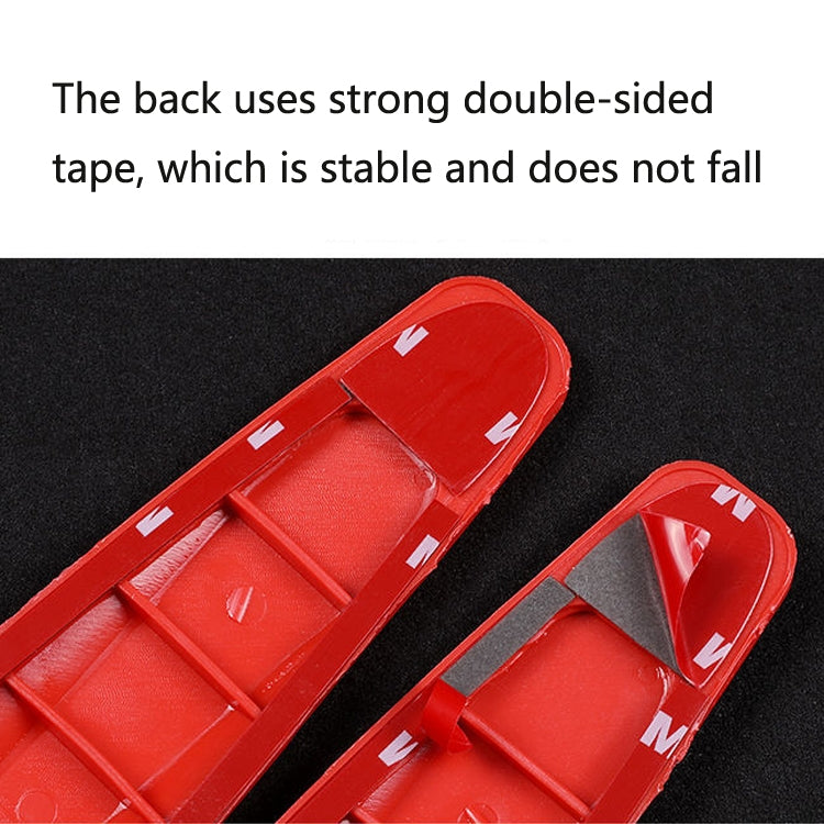 Car Front Rear Bumper Anti-Collision And Anti-Scratch Strips Body Scratch Decoration Stickers, Color: