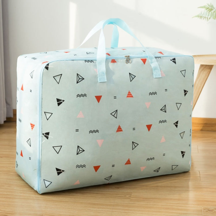 Oxford Cloth Quilt Moisture-Proof & Waterproof Storage Bag Zipper Portable Moving Luggage Bag