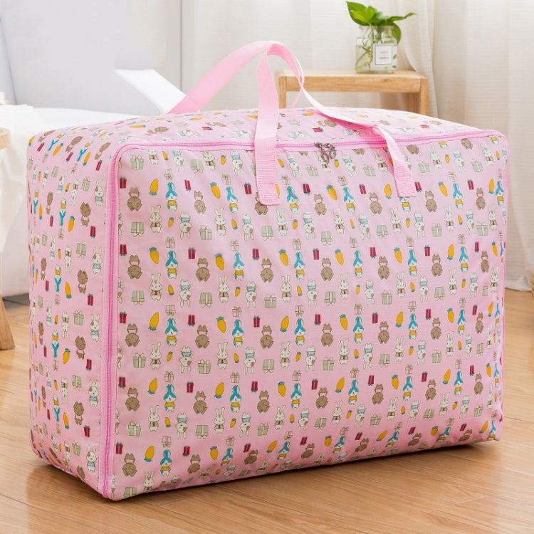 Oxford Cloth Quilt Moisture-Proof & Waterproof Storage Bag Zipper Portable Moving Luggage Bag