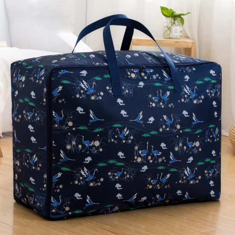 Oxford Cloth Quilt Moisture-Proof & Waterproof Storage Bag Zipper Portable Moving Luggage Bag