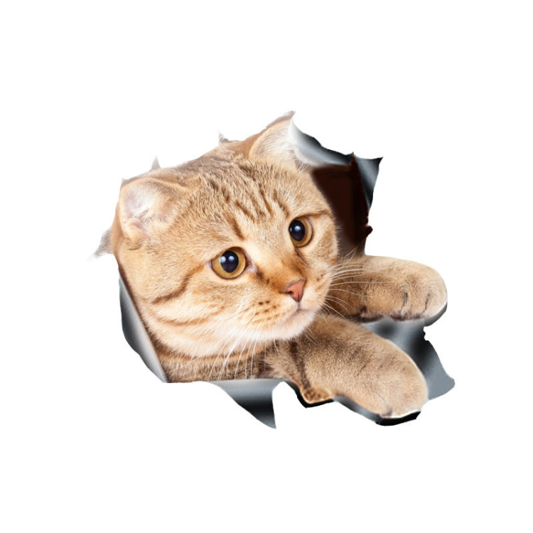 3D Stereo Cat Car Sticker Car Body Scratches And Occlusion Stickers