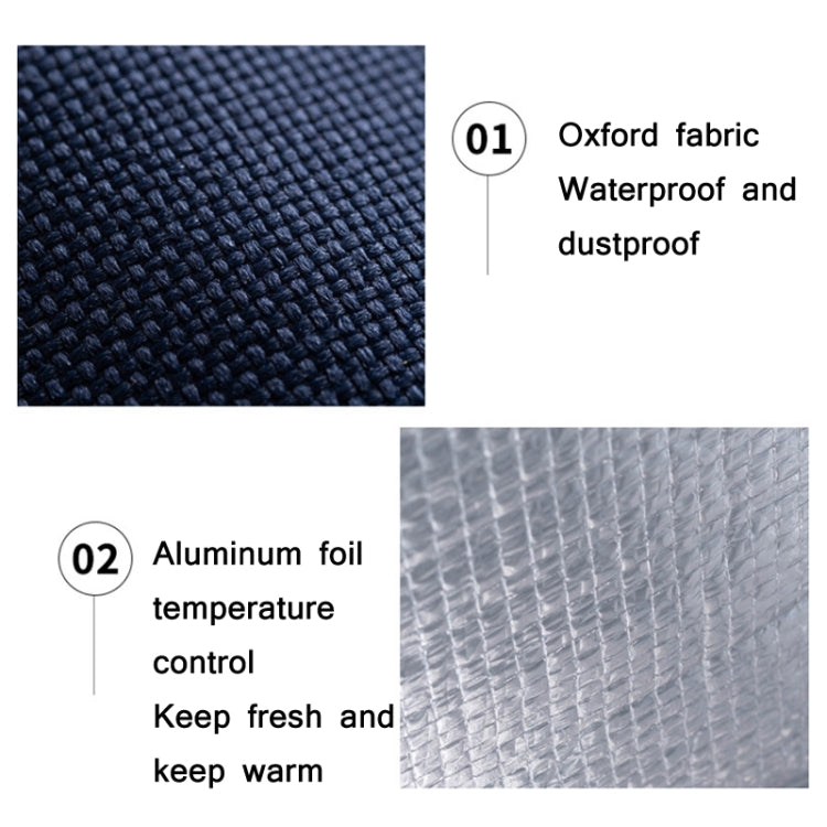 Thickened Aluminum Foil Insulation Lunch Box Bag Waterproof Portable Meal Bag