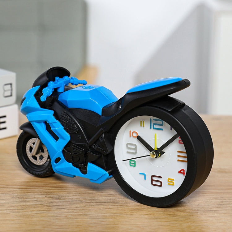 Motorcycle Alarm Clock Ornaments Creative Child Gift Clock