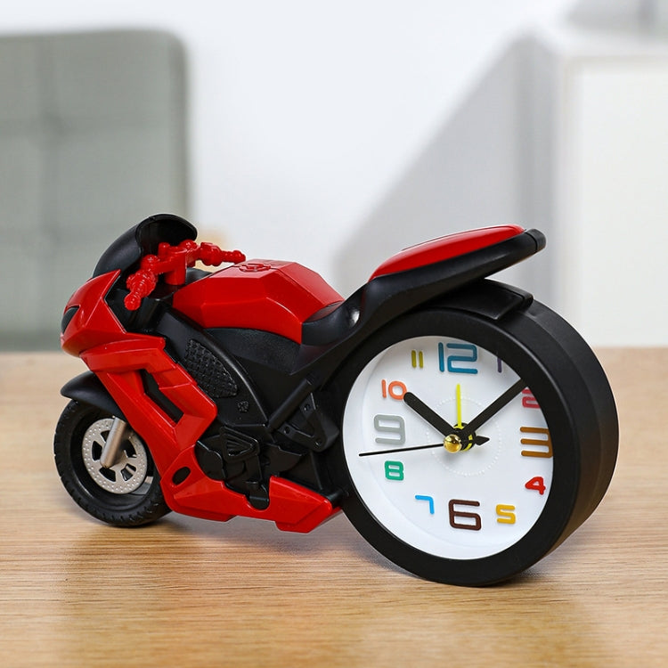 Motorcycle Alarm Clock Ornaments Creative Child Gift Clock