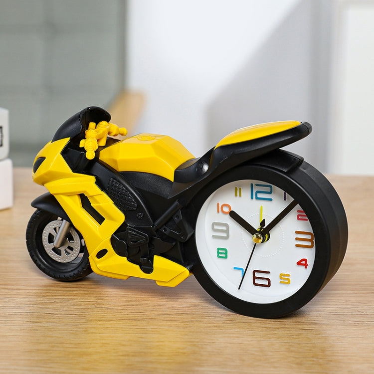 Motorcycle Alarm Clock Ornaments Creative Child Gift Clock