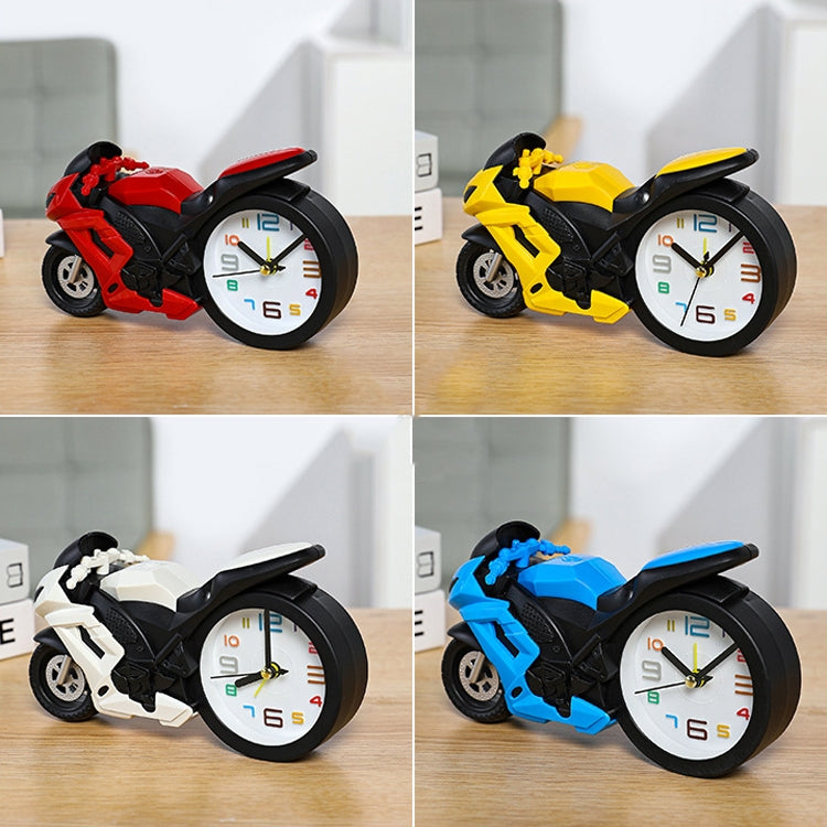 Motorcycle Alarm Clock Ornaments Creative Child Gift Clock