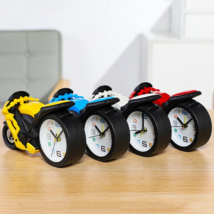 Motorcycle Alarm Clock Ornaments Creative Child Gift Clock