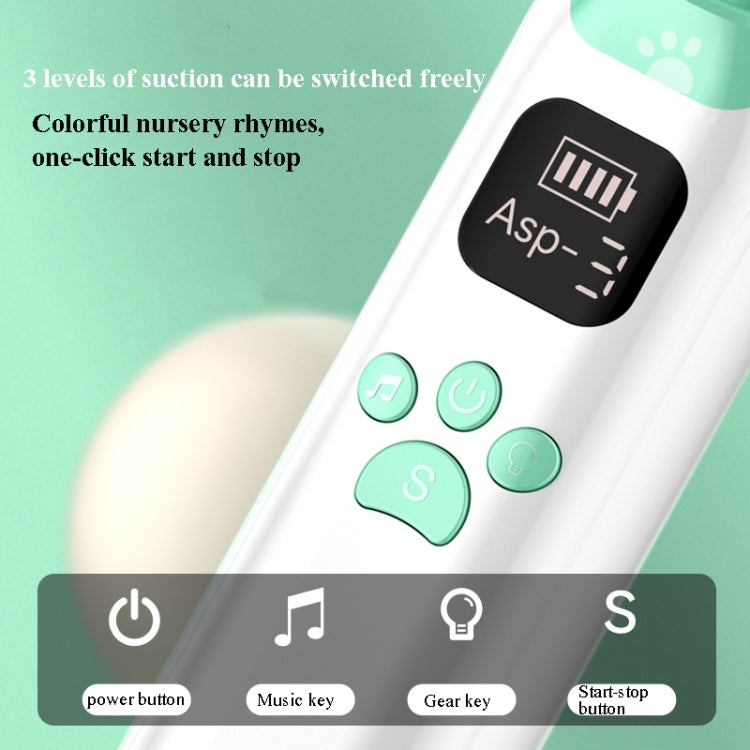 Infant Electric Nasal Aspirator With 3-gear Adjustable Nasal Clearer