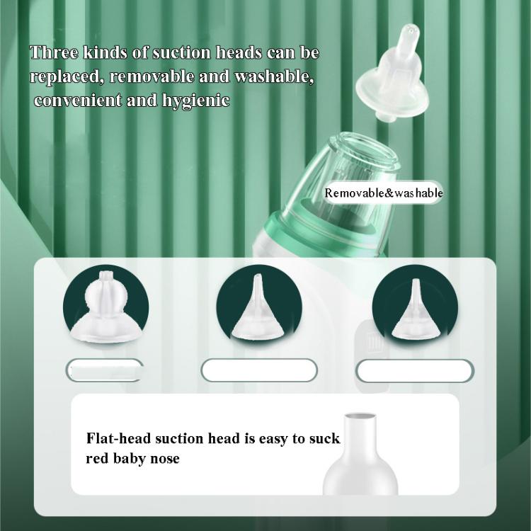 Infant Electric Nasal Aspirator With 3-gear Adjustable Nasal Clearer