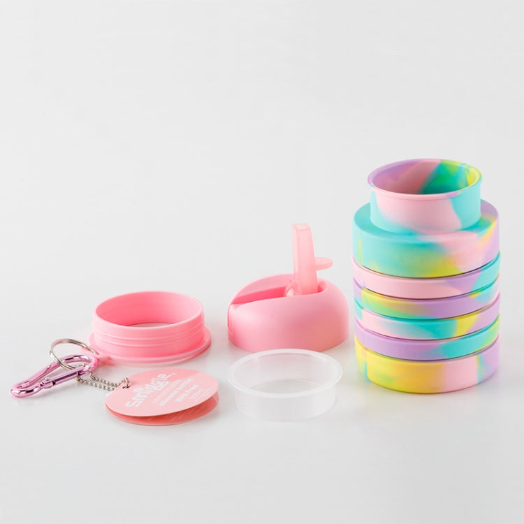 Silicone Folding Water Cup Portable Outdoor Sports Water Bottle Large Capacity Retractable Travel Cup