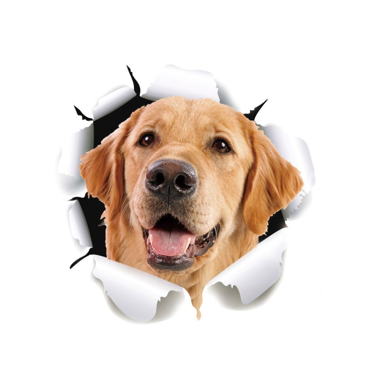 4 PCS 3D Simulation Animal Personality Car Stickers Glass Car Door Scratches Decorative Occlusion Stickers