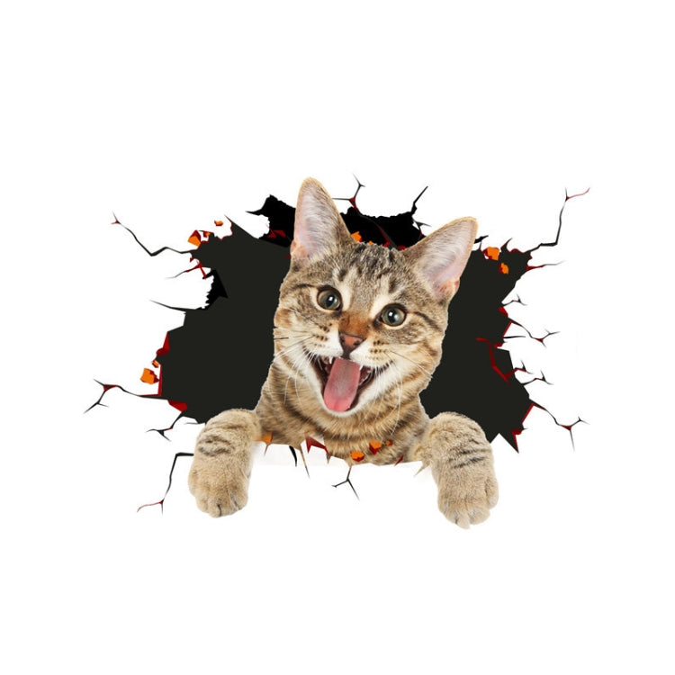 4 PCS 3D Simulation Animal Personality Car Stickers Glass Car Door Scratches Decorative Occlusion Stickers