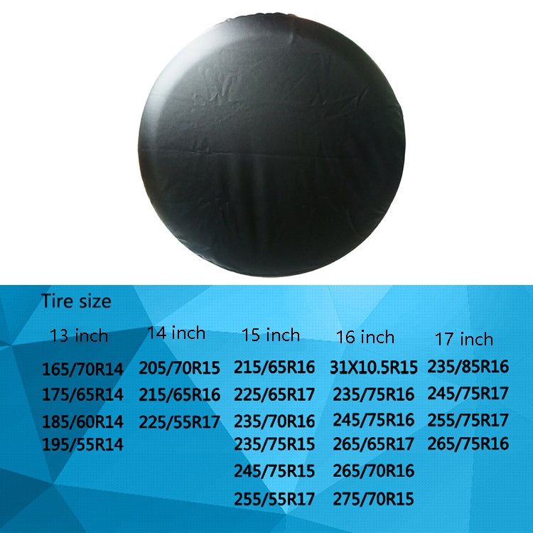 PVC Tire Cover Waterproof and Dust-proof Car Spare Tire Cover, Size:
