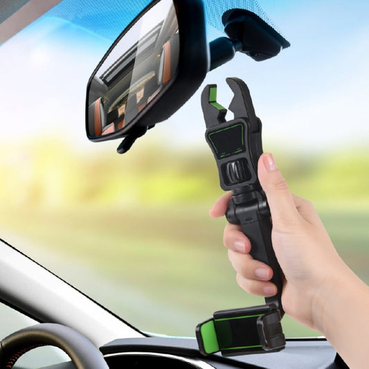 Car Rearview Mirror Mobile Phone Holder Pillow Universal Car Mobile Phone Holder