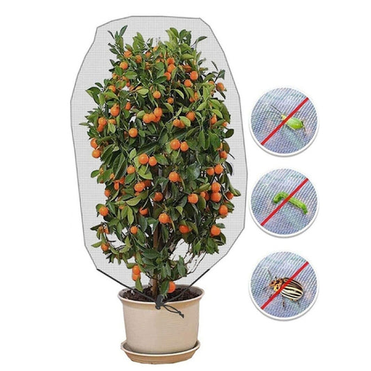 Plant Insect Cover Net With Drawstring Greenhouse Fruit Tree Bird Cover