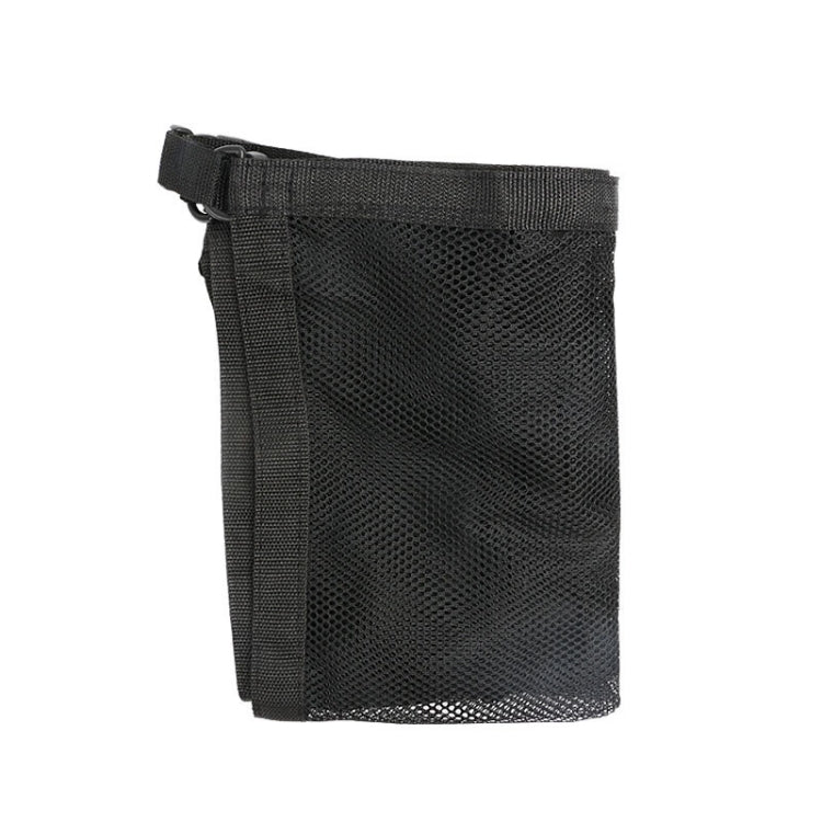 Car Ceiling Storage Net Bag Draw Rope Double-Layer Zipper Car Storage Net Pocket