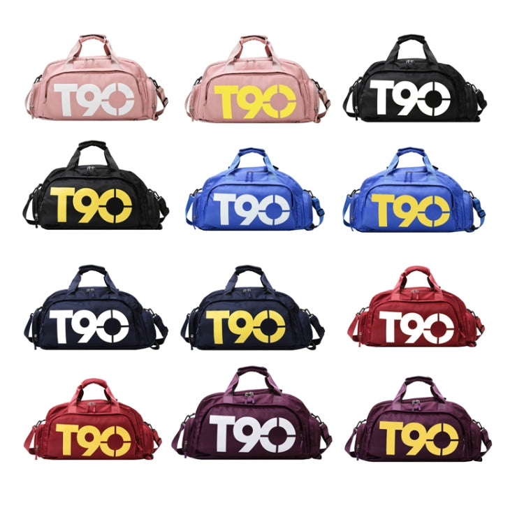 Sports Fitness Bag Large Capacity Luggage Bag Dry Wet Separation With Shoes Position Hand-Held Backpack Travel Bag