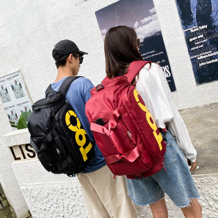 Sports Fitness Bag Large Capacity Luggage Bag Dry Wet Separation With Shoes Position Hand-Held Backpack Travel Bag