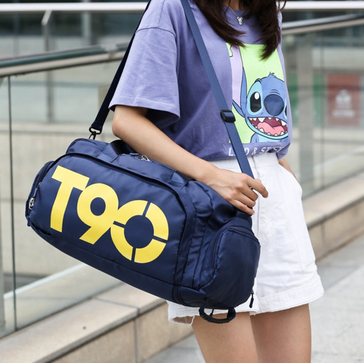 Sports Fitness Bag Large Capacity Luggage Bag Dry Wet Separation With Shoes Position Hand-Held Backpack Travel Bag