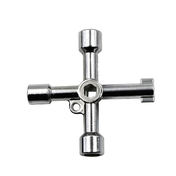 Elevator Water Meter Valve Cross Key Inner Triangle Wrench, Style: A Black