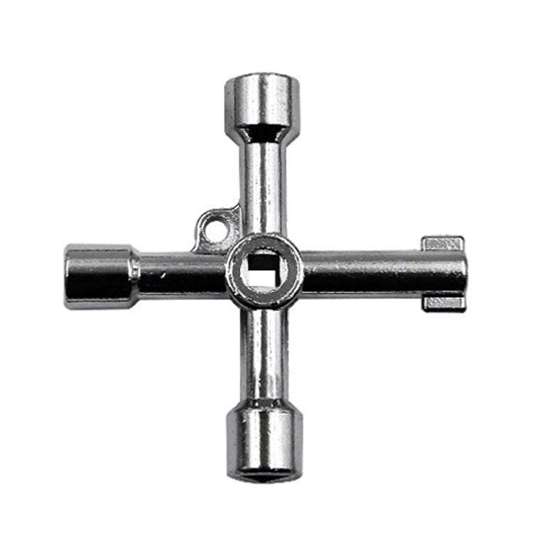 Elevator Water Meter Valve Cross Key Inner Triangle Wrench, Style: A Black