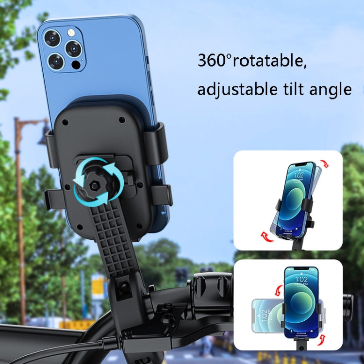 Q1 Motorcycle Mobile Phone Holder Metal Rearview Mirror Bicycle Bracket