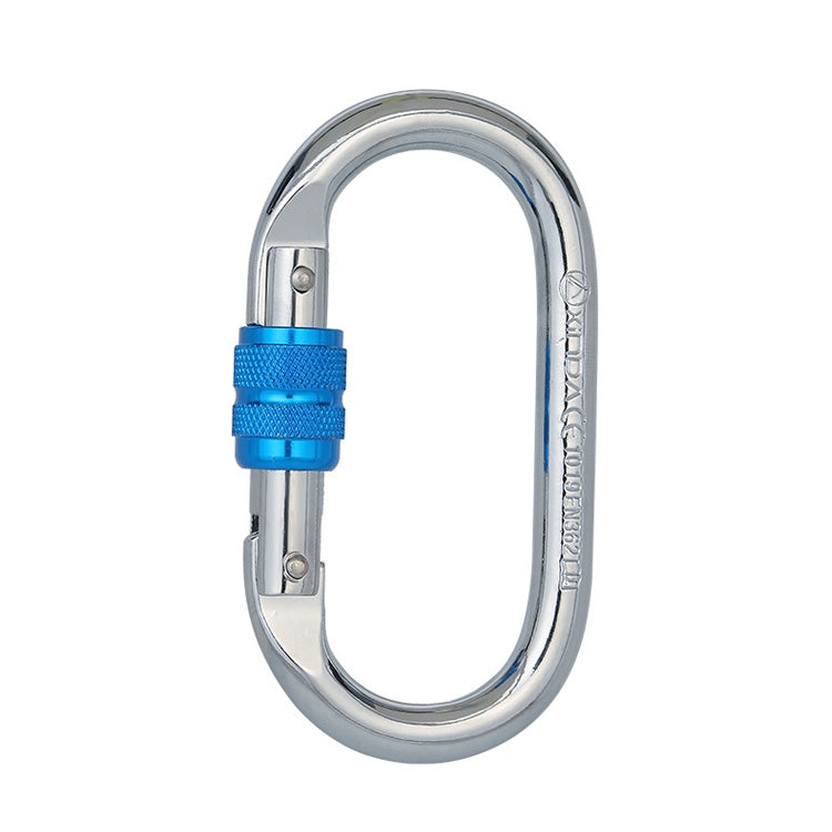 XINDA XDQ96068 Outdoor Equipment Climbing Main Lock Carabiner O-Shaped Steel Lock Wire Buckle Lock