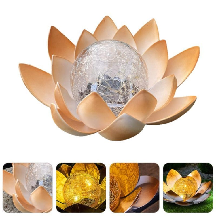 Lotus Solar Courtyard Lamp Outdoor Garden Decoration Light