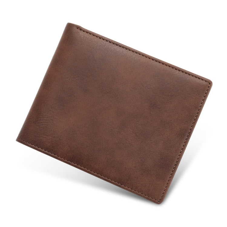 Vintage PU Leather Men Lettering Wallet