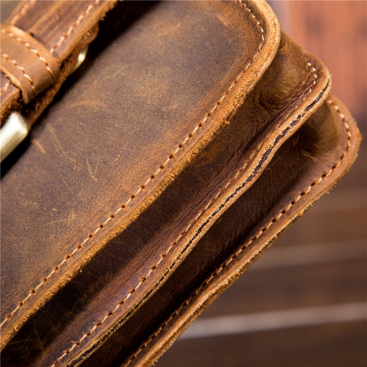 2034 Men Retro Leather Phone Waist Bag