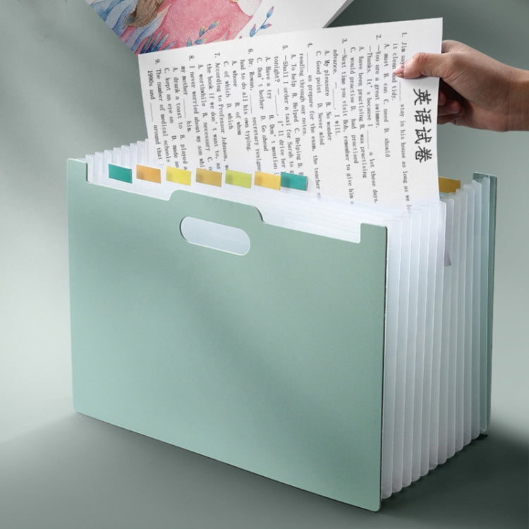 Deli  A4 Vertical Organ Bag Can Hold Test Papers And Organize Folders