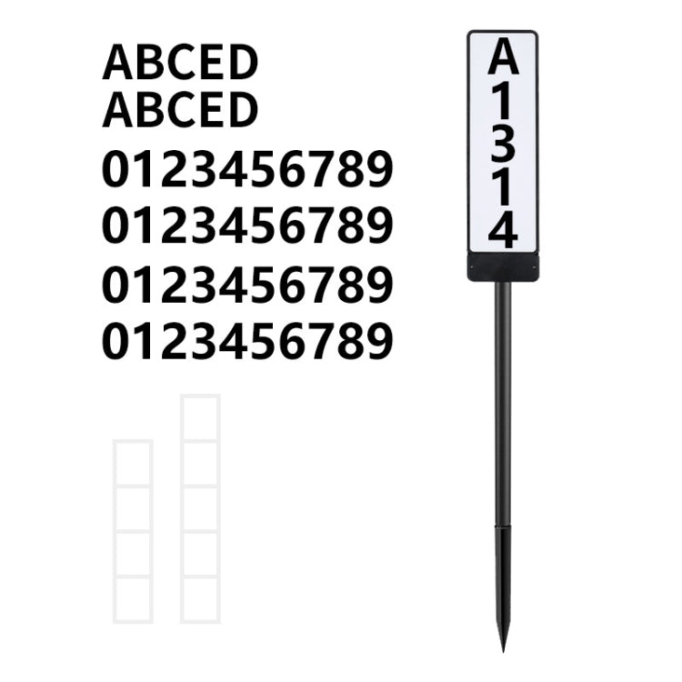 TS-G6704 Solar Dual-Color Temperature Ground Plug House Number Lawn Light