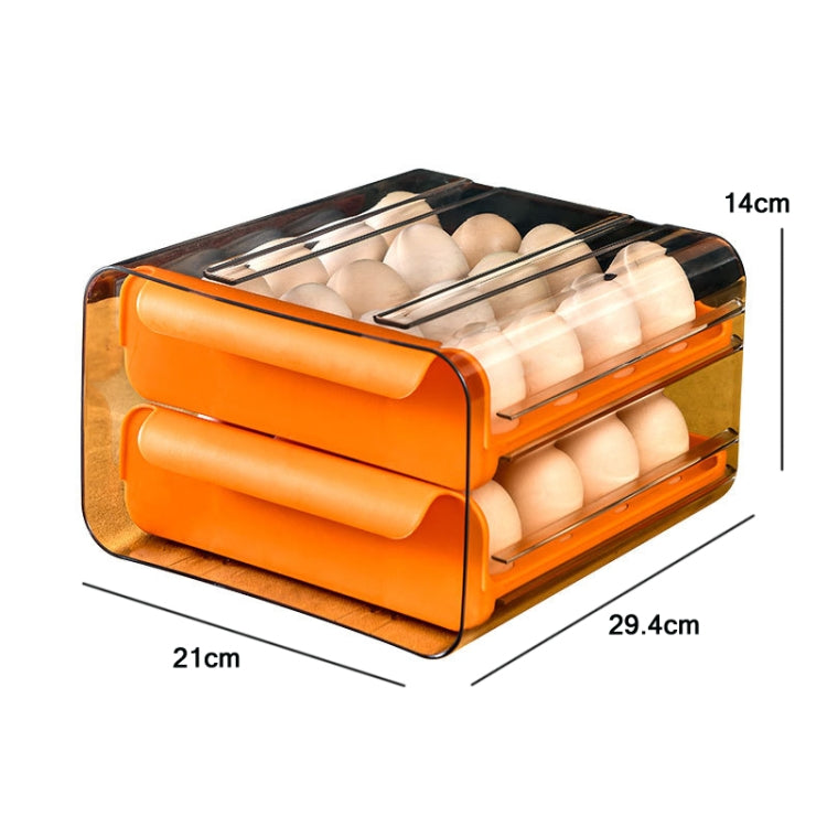 Household Double-Layer Drawer Type Egg Storage Sox