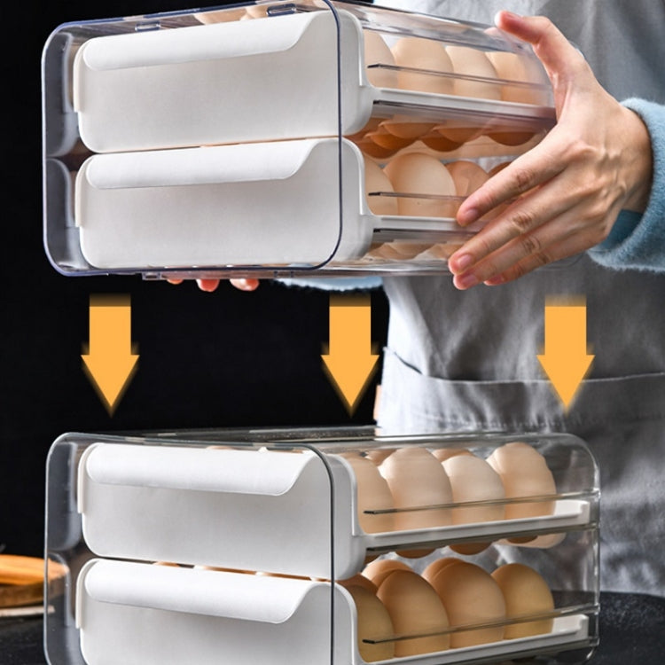 Household Double-Layer Drawer Type Egg Storage Sox