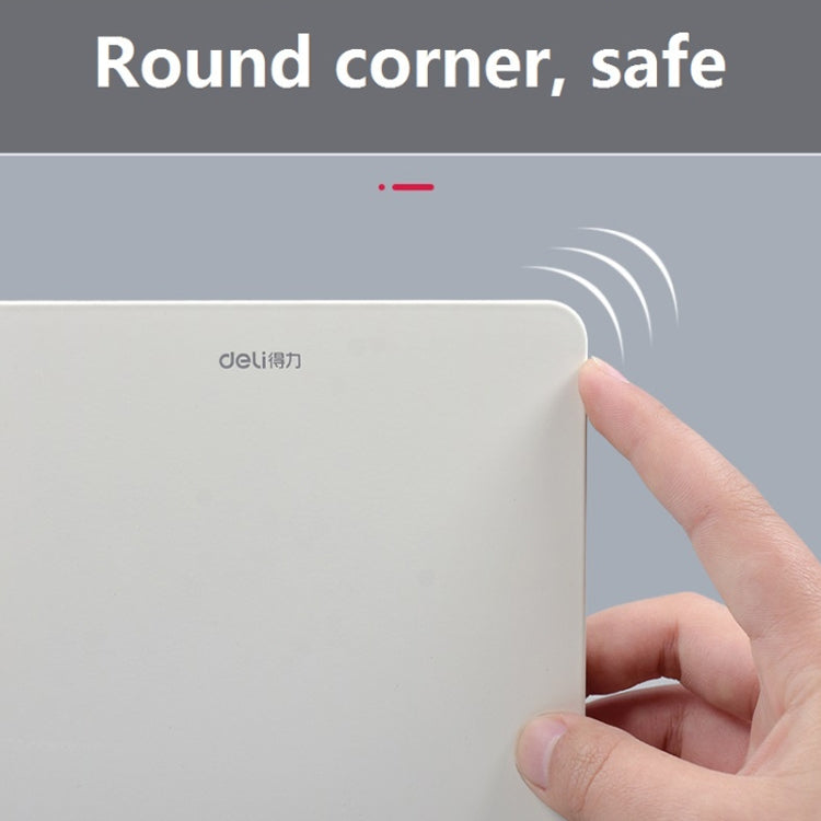 Deli 78650 2 Pieces Of Thickened Desktop Metal Bookends