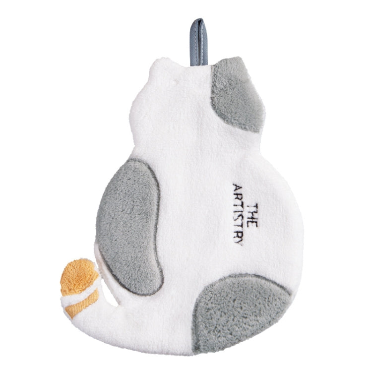 Home Kitchen Bathroom Cute Cat Hand Towel