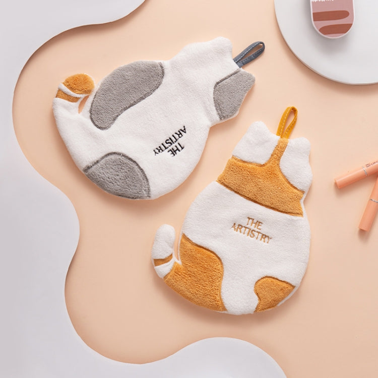 Home Kitchen Bathroom Cute Cat Hand Towel