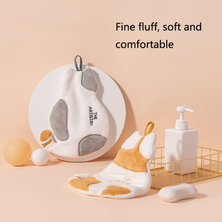 Home Kitchen Bathroom Cute Cat Hand Towel