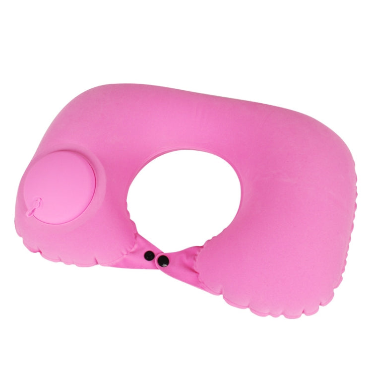 Travel Inflatable Press U-Shaped Neck Guard Pillow