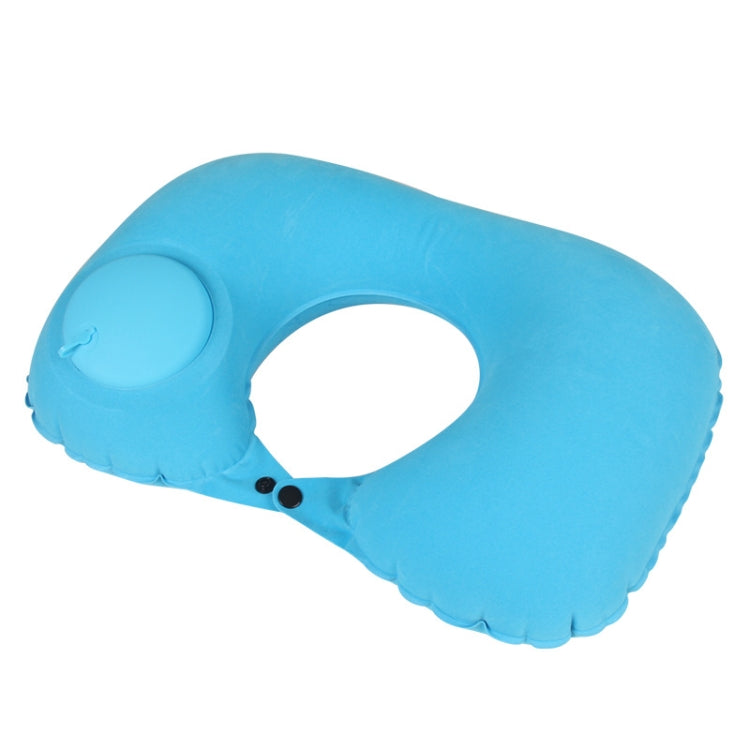 Travel Inflatable Press U-Shaped Neck Guard Pillow