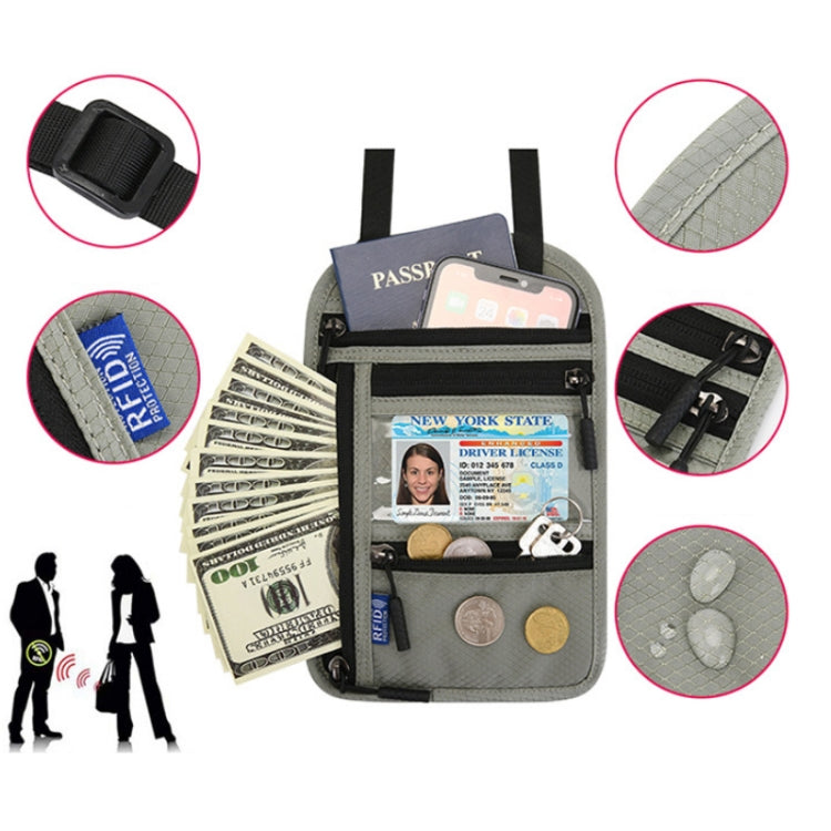 RFID Multi-Function Halter Passport Bag Certificate Protection Cover