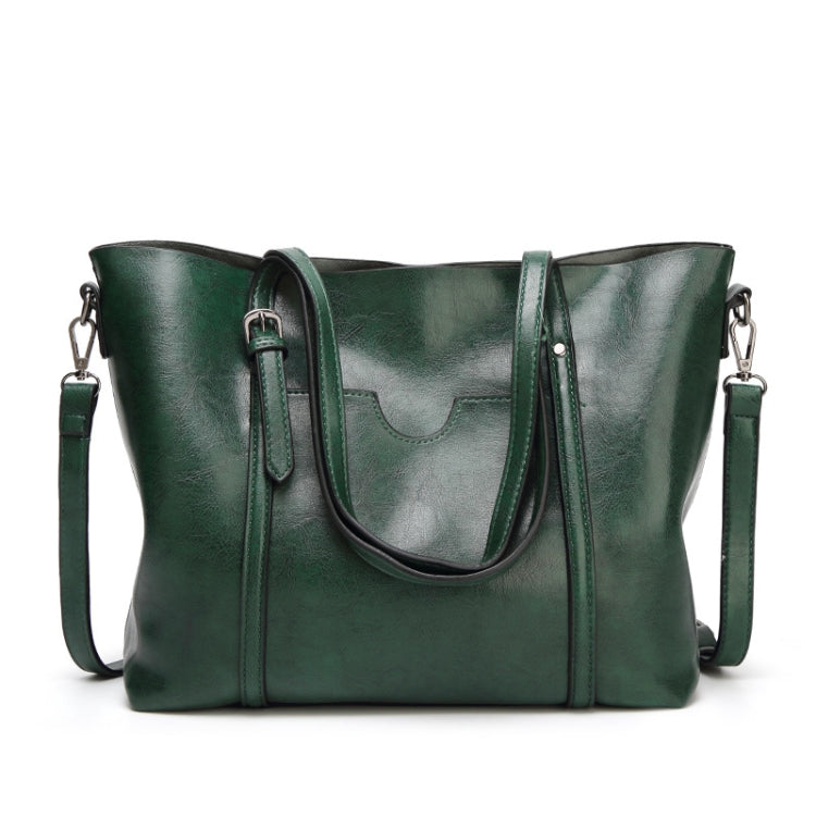 888-G9 Oil Wax Leather All-Match Fashion Handbag