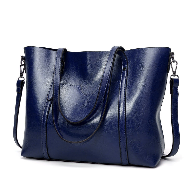 888-G9 Oil Wax Leather All-Match Fashion Handbag