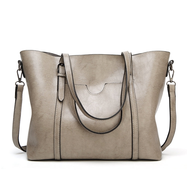 888-G9 Oil Wax Leather All-Match Fashion Handbag