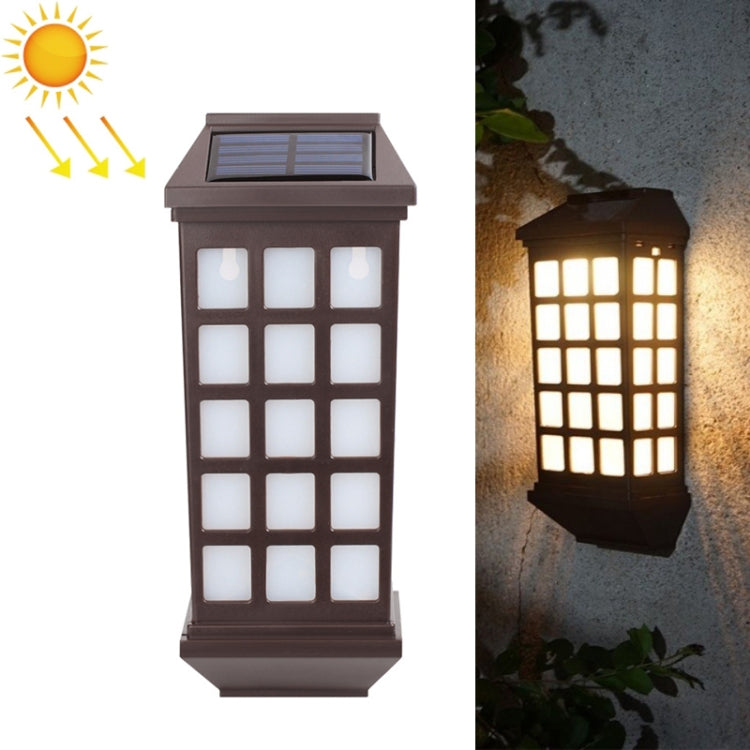 Solar Outdoor Long Panes Fence Wall Light Garden Decoration