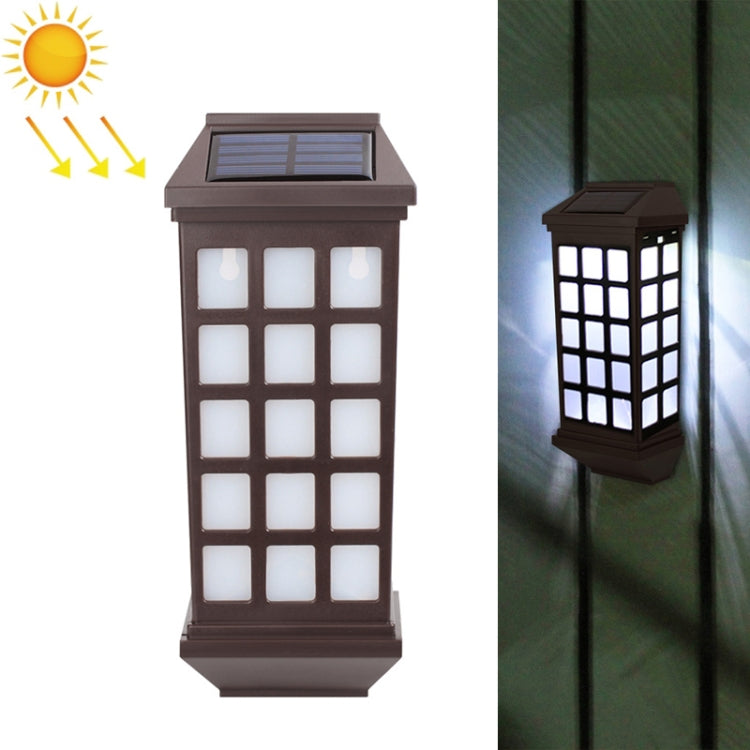 Solar Outdoor Long Panes Fence Wall Light Garden Decoration